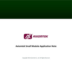  Axiomtek Small Module Application Note