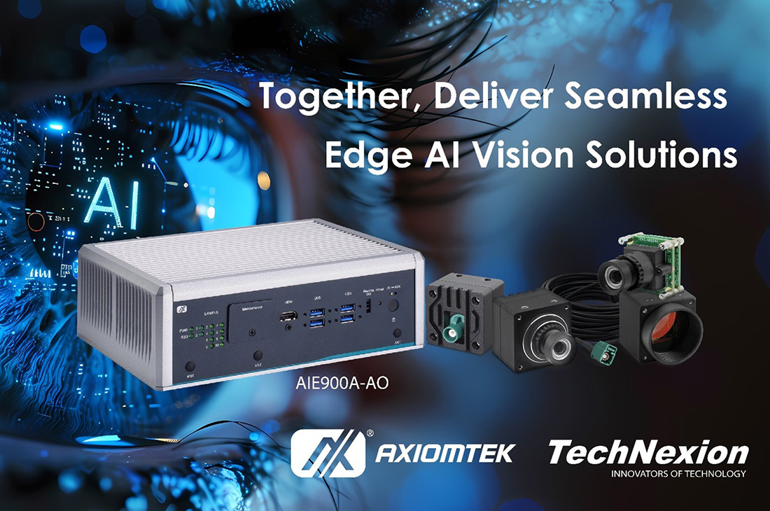 Axiomtek and TechNexion Collaborate to Deliver Seamless Edge AI Vision Solutions