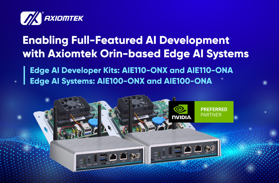  New Edge AI Systems AIE100-ONX, AIE110-ONX, AIE100-ONA, AIE110-ONA  Based on NVIDIA Jetson Orin Lineup