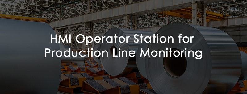 HMI Operator Station for Production Line Monitoring