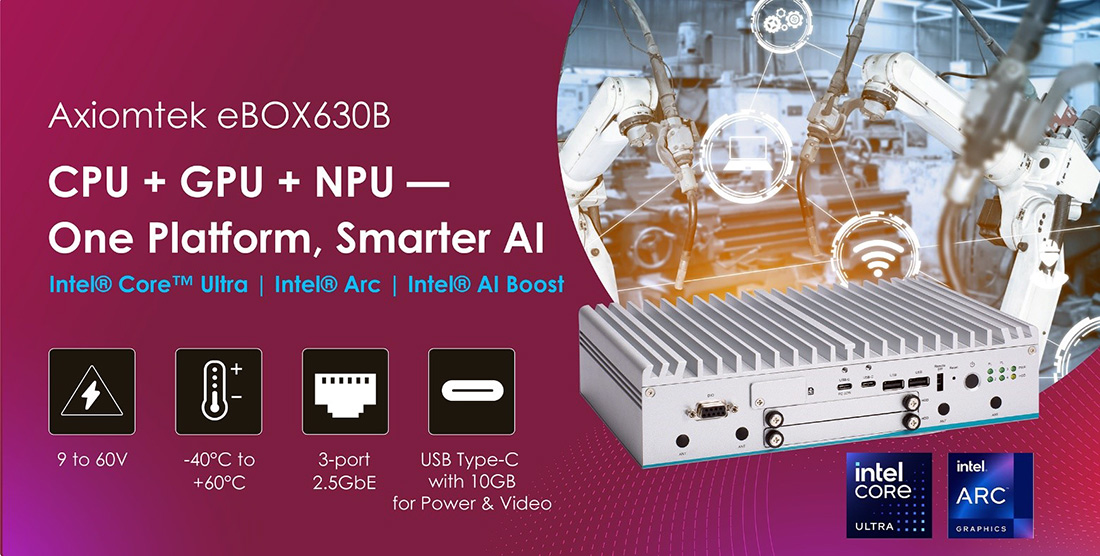 Slim, Rugged, and AI-Ready Embedded System Powered by Intel® Core™ Ultra
