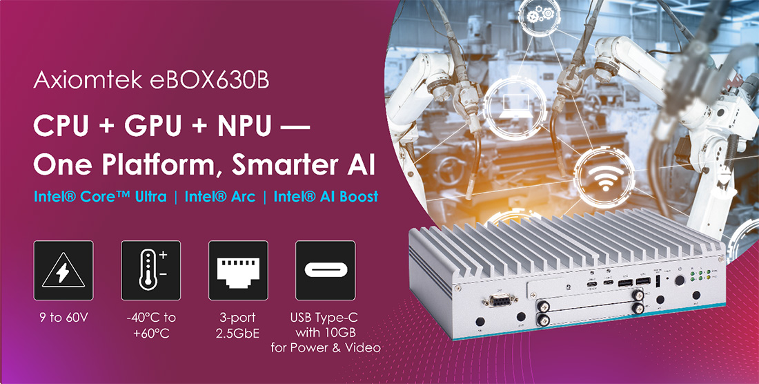 Slim, Rugged, and AI-Ready Embedded System Powered by Intel® Core™ Ultra