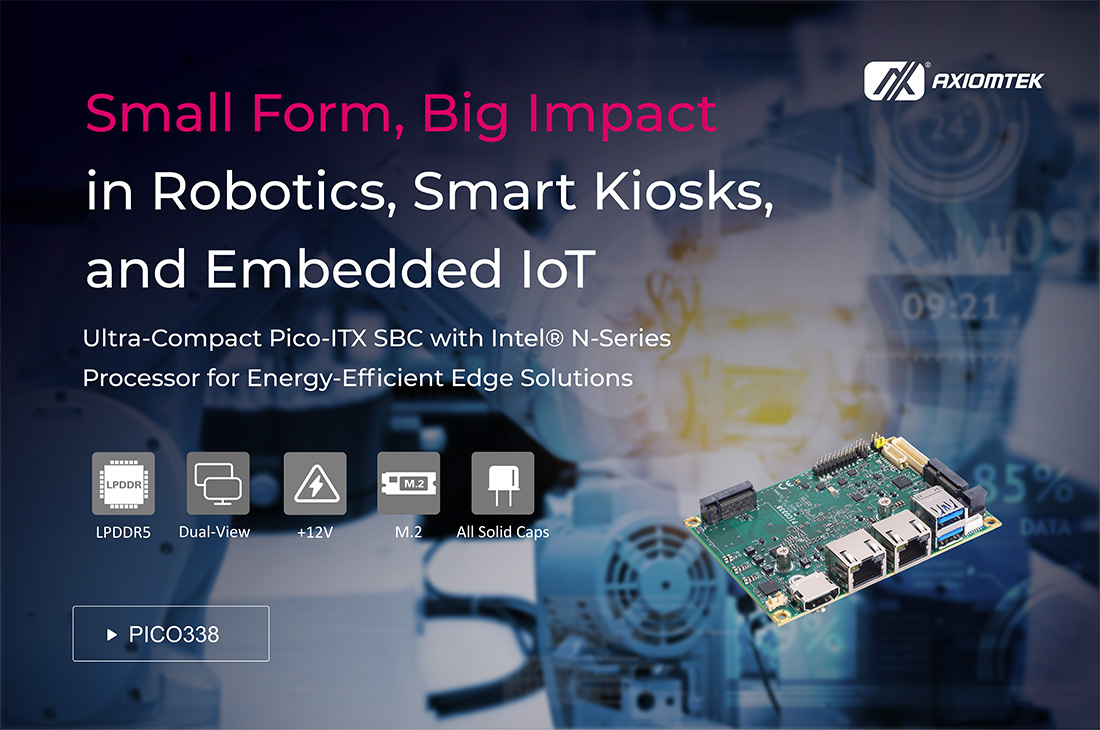 PICO338 High-Performance Edge Platform for Robotics, IoT, and Smart Embedded Systems
